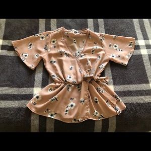 Peplum Pink Blouse